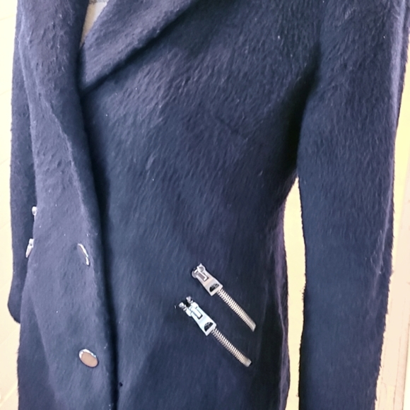 GUESS Navy Coat - Picture 6 of 8